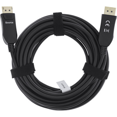 InLine® DisplayPort 1.4 AOC Kabel, 8K4K, schwarz, 20m (Produktbild 2)