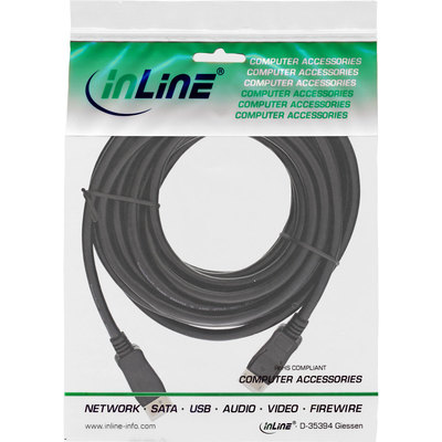 InLine DisplayPort Kabel, schwarz, vergoldete Kontakte, 10m (Produktbild 11)