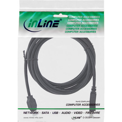 InLine Mini DisplayPort zu DisplayPort Kabel, schwarz, 5m (Produktbild 11)