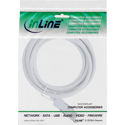 InLine® Mini DisplayPort zu DisplayPort Kabel, weiß, 5m (Produktbild 11)