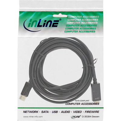 InLine® DisplayPort zu HDMI Konverter Kabel, 4K/60Hz schwarz, 5m (Produktbild 11)