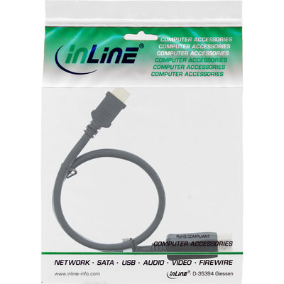 InLine DisplayPort zu HDMI Konverter Kabel, schwarz, 1m (Produktbild 11)