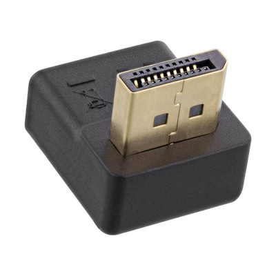 InLine® DisplayPort Adapter, DisplayPort Stecker / Buchse, nach oben gewinkelt (Produktbild 2)