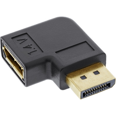 InLine® DisplayPort Adapter, DisplayPort Stecker / Buchse rechts gewinkelt (Produktbild 2)