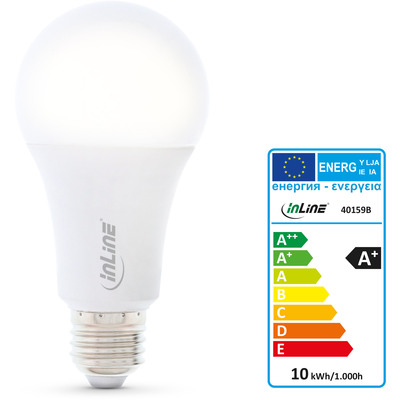 InLine® SmartHome LED Lampe RGB E27, 900LM (Produktbild 2)