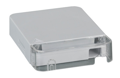 FTTH Indoor Anschlussbox fr 2Fasern, 1Kupplung, Steckschutzvorrichtung, FTTH-BOX-IN-3 (Produktbild 1)