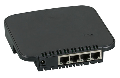 Gigabit Ethernet Switch, 4xLAN, inkl. -- 6VDC Steckernetzteil, bidirekt. auf SC/A, XON1300.S (Produktbild 1)