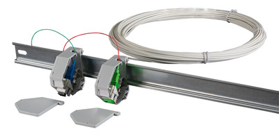 Drop Kabel SC-SC/APC einseitig -- konfektioniert, SM G657A2, 2 Fasrig, weiß, FTTH-DROP-SC-20 (Produktbild 1)