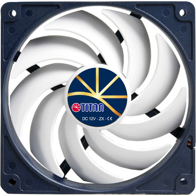 Titan TFD-12025H12ZP/KE(RB) Lüfter 120x120x25mm, Extreme Fan, mit PWM, leise (Produktbild 2)