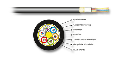 U-DQ(ZN)BH OS2 144E (12x12) -- Eca 5000N LSZH schwarz G657A1, 544144.1L (Produktbild 1)