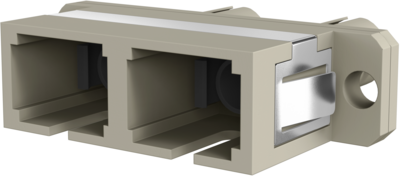 Kupplung SC-ST Duplex OM1-5 beige --, 53305.31 (Produktbild 1)