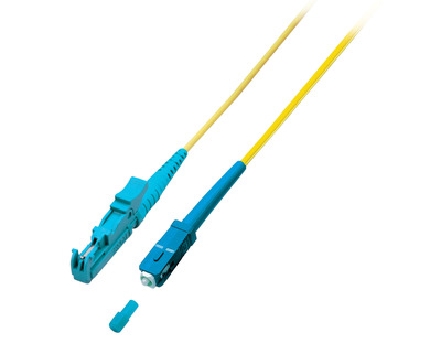 Simplex LWL Patchkabel E2000©-SC OS2 2m -- 3,0mm Gelb 9/125µmm, O0839.2 (Produktbild 1)