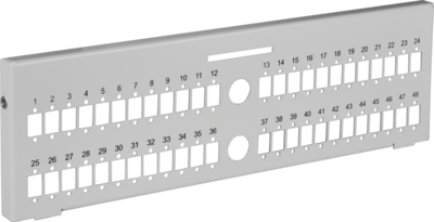 Verteilerplatte 48 SC-Simplex  -- für Wandverteiler 53604.1V2 (32cm ), 53604.3V2 (Produktbild 1)