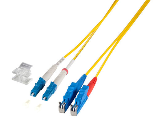 BeMatik Cavo Fibra Ottica LC-FC Duplex Multimodale 62.5/125 - 1 Metro - LSZH Arancione - 2