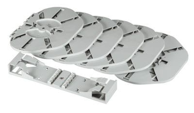 Zubehör Spleißkassetten Heat 6 Kassetten -- (6x8) 4mm hoch, STHD-6H (Produktbild 1)