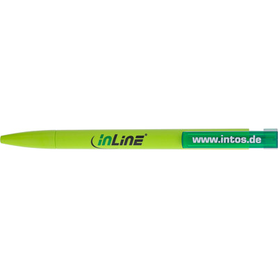 InLine® Kugelschreiber, grün, biobased