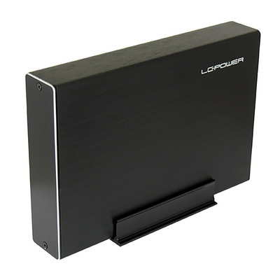 LC-Power LC-35U3-Becrux-C1, externes 3,5-SATA-Festplattengehäuse, USB-C, Alu (Produktbild 2)