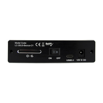 LC-Power LC-35U3-Becrux-C1, externes 3,5-SATA-Festplattengehäuse, USB-C, Alu (Produktbild 3)