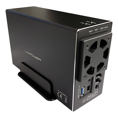 LC-Power LC-35U3-RAID-2, externes 2-fach 3,5-SATA-Festplattengehäuse mit RAID  (Produktbild 5)