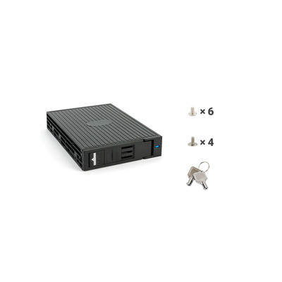FANTEC MR-25, 2,5 SATA & SAS HDD/SSD Wechselrahmen (Produktbild 6)