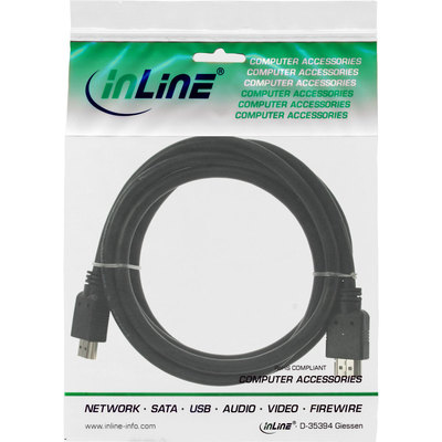 InLine® HDMI Kabel, HDMI-High Speed, Stecker / Stecker, schwarz, 1m (Produktbild 11)