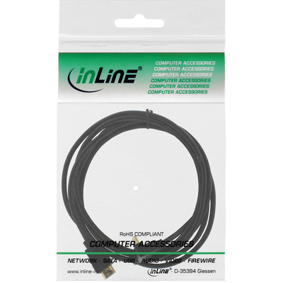 InLine® HDMI Kabel, gewinkelt, HDMI-High Speed mit Ethernet, Stecker / Stecker, verg. Kontakte, schwarz, 2m (Produktbild 11)