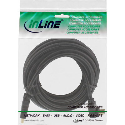 InLine HDMI Kabel, gewinkelt, HDMI-High Speed mit Ethernet, Stecker / Stecker, verg. Kontakte, schwarz, 7,5m (Produktbild 11)