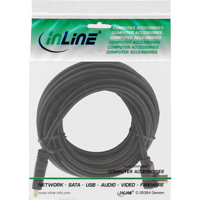 InLine® HDMI Kabel, gewinkelt, HDMI-High Speed mit Ethernet, Stecker / Stecker, verg. Kontakte, schwarz, 5m (Produktbild 11)