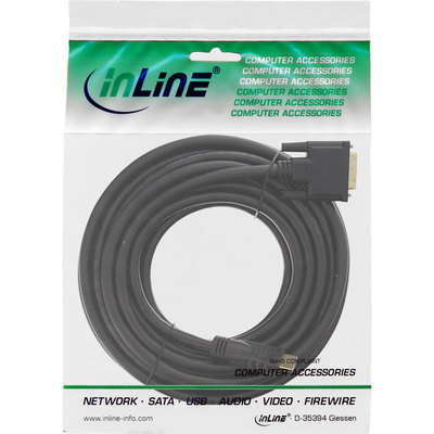 InLine® HDMI-DVI Kabel, vergoldete Kontakte, HDMI Stecker auf DVI 18+1 Stecker, 10m (Produktbild 11)