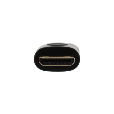 InLine® HDMI Superslim Kabel A an C, HS mit Eth., Premium, schwarz / gold, 1m (Produktbild 2)