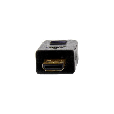 InLine® HDMI Superslim Kabel A an D, HS mit Eth., Premium, schwarz / gold, 1,8m (Produktbild 2)