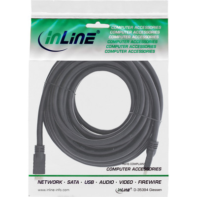 InLine® HDMI-High Speed Kabel mit Ethernet, Premium, 4K2K, ST/ST, schwarz, 0,3m (Produktbild 2)