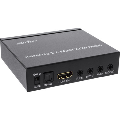 InLine® Extraktor/Signaltrenner, Eingang 4K2K HDMI zu Ausgang 7.1 Audio + Toslink Audio + HDMI (Produktbild 2)