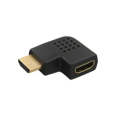 InLine® HDMI Adapter, Stecker / Buchse, seitlich rechts gewinkelt, vergoldete Kontakte, 4K2K kompatibel (Produktbild 2)