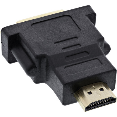 InLine® HDMI-DVI Adapter, HDMI Stecker auf DVI Buchse, 4K2K kompatibel, vergoldete Kontakte (Produktbild 2)