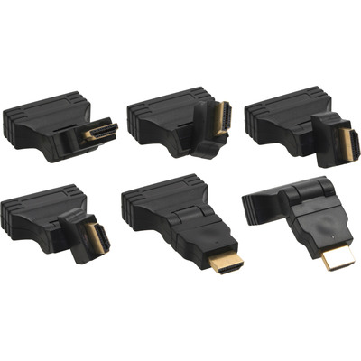 InLine® HDMI-DVI Adapter, 19pol St auf 24+1 Bu, mit 180° Winkel, vergoldete Kontakte (Produktbild 2)