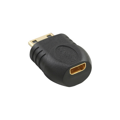 InLine® HDMI Adapter, Mini HDMI C Stecker auf Micro HDMI D Buchse, vergoldete Kontakte (Produktbild 2)