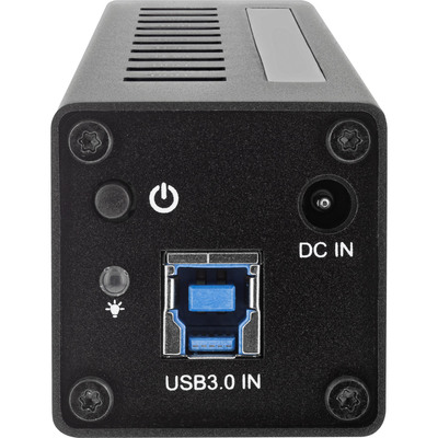 InLine® USB 3.2 Gen.1 Hub, 10 Port, Aluminiumgehäuse, schwarz, mit 4A Netzteil (Produktbild 3)