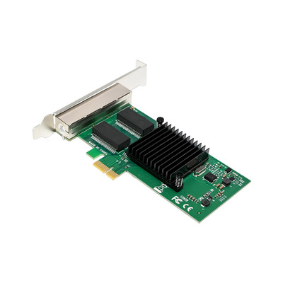 InLine® Quad Gigabit Netzwerkkarte, 4x RJ45 1 Gb/s, PCIe x1 (Produktbild 3)