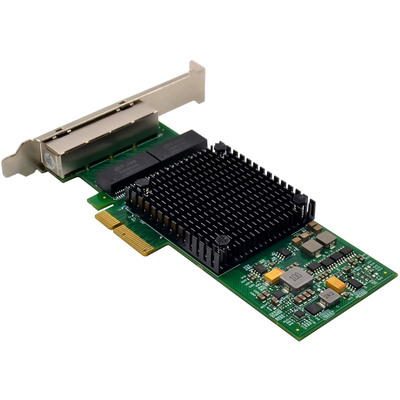 InLine® Quad Gigabit Netzwerkkarte, 4x RJ45 1 Gb/s, PCIe x4 (Produktbild 3)