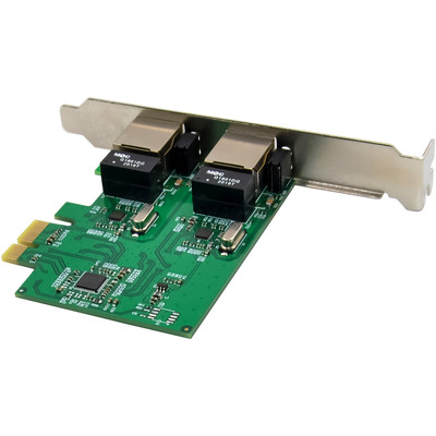 InLine® Dual Gigabit Netzwerkkarte, 2x RJ45 1Gb/s, PCIe x1, inkl. LP Slotblech (Produktbild 3)