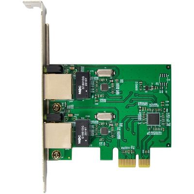 InLine® Dual Gigabit Netzwerkkarte, 2x RJ45 1Gb/s, PCIe x1, inkl. LP Slotblech (Produktbild 6)