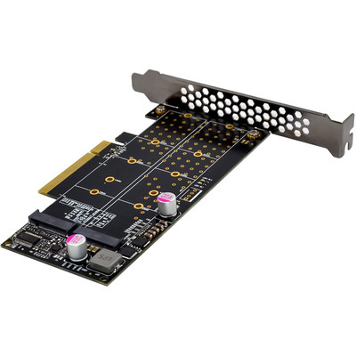 InLine® PCIe Karte zu 2x intern NVMe M.2 Key M – Bifurcation, PCIe x8  (Produktbild 5)