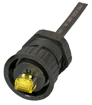 IP68 Kabelverschraubung für RJ45 HRS -- TM11/21/31 St, Bayonettverschluss, IP68ST6ATM (Produktbild 1)