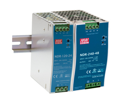 Hutschienen-Netzteil 48V, 10A, 480W,  -- Mean Well, NDR-480-48 (Produktbild 1)