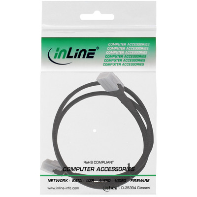 InLine® SAS Kabel int., Mini-SAS SFF-8087/Mini-SAS SFF-8087, m. Sideband, 0,5m (Produktbild 2)