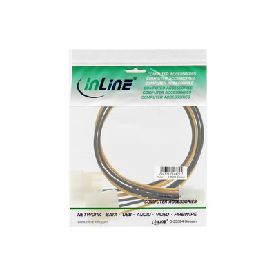 InLine® Stromadapter int., 2x4pol zu 6pol für PCIe (PCI-Express) Grafikkarten (Produktbild 2)