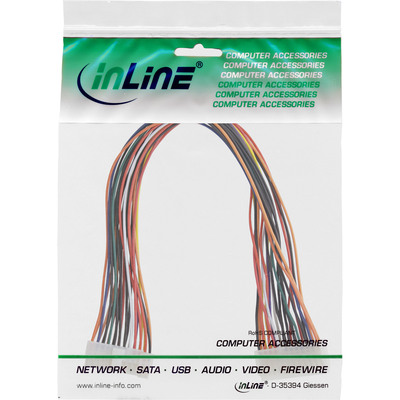 InLine® Strom Verlängerung intern, 24pol ATX Buchse auf 20+4pol Stecker, 0,45m (Produktbild 2)