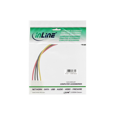 InLine® SATA Stromadap.-Kab, 1x 13,34cm (5,25) BU/15pol SATA ST, nach o. abgew. (Produktbild 2)