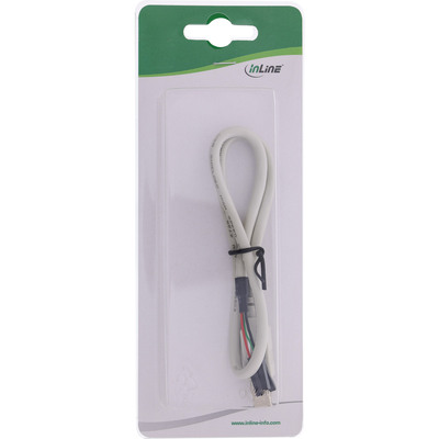 InLine® USB 2.0 Anschlusskabel, Stecker B auf Pfostenanschluss, 0,40m (Produktbild 2)
